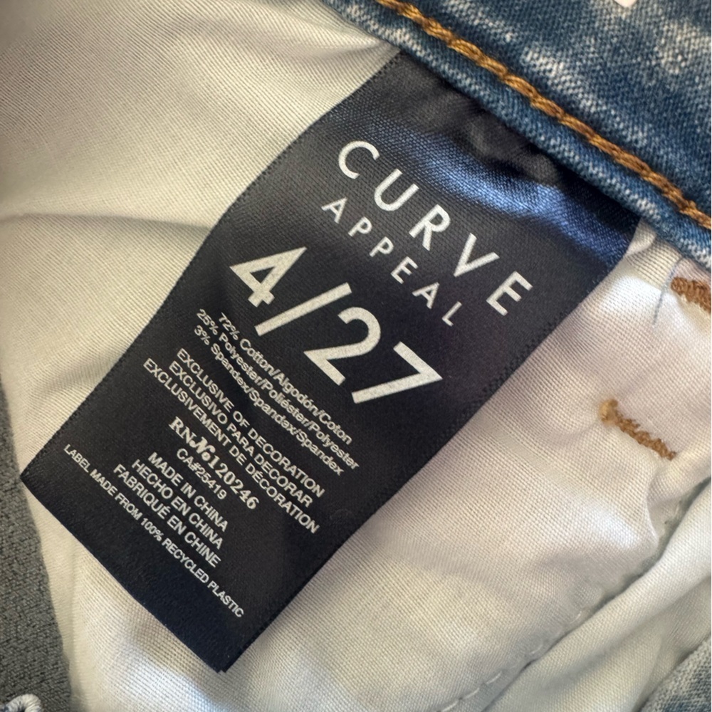 CURVE APPEAL tummy, tucking technology,Denim Jeans-essential skinny, high-rise👖 - Picture 9 of 13